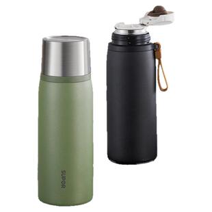 苏泊尔大容量真空保温杯316L不锈钢水杯男女高档商务泡茶杯子