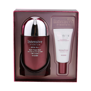 韩国niobe奈奥比因特细肤bb霜保湿遮瑕隔离隐形毛孔修饰肤色包邮