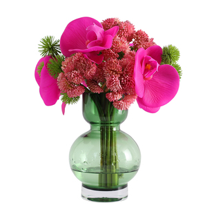 蝴蝶兰仿真花摆件假花小花束摆设客厅防真室内花桌面装饰花假话花