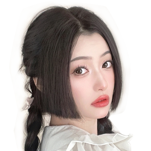 公主切刘海假发女自然前额假发片中分假刘海鬓角发夹假发仿真头帘