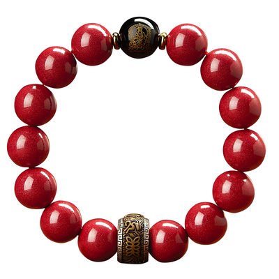 朱砂手串本命年护身符男士礼物
