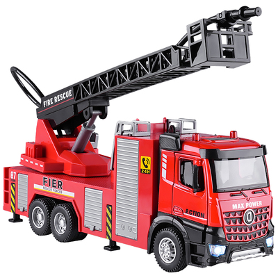 儿童男孩消防车合金玩具车