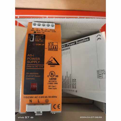 议价IFM易福门电源 AS-i AC1226 输入115/230V