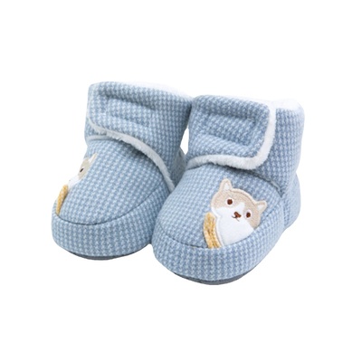 步前鞋冬季卡通加绒婴儿棉鞋