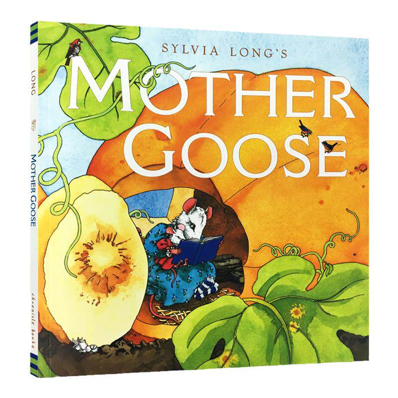 送音频英文原版绘本Sylvia Long's Mother Goose 廖彩杏推荐 含82首经典鹅妈妈童谣故事书儿歌英语启蒙磨耳朵my very first