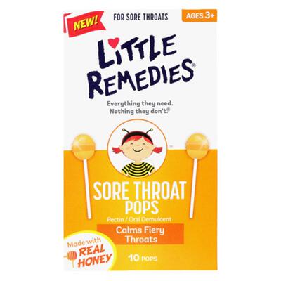 美国润喉Littleremedies棒棒糖