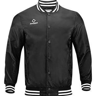 准者裁判教练夹克外套男士春新款宽松经典立领袖口拼接休闲运动服