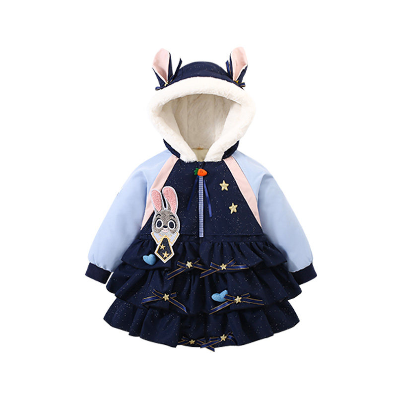 DO.CAT女童外套兔子警官儿童衣服