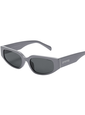 amimia·ALARM时尚板材窄框猫眼墨镜女防紫外线太阳镜25新款