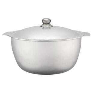 铝锅家用加深特厚小煮锅大容量炖羊肉煲汤锅无涂层新疆带盖抓饭锅