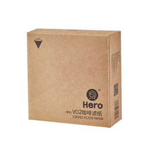Hero英雄咖啡滤纸咖啡滤网滴漏式手冲挂耳咖啡粉过滤纸兼v60滤杯