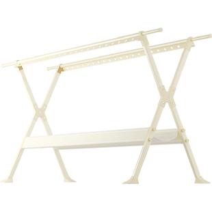 稳纳晾衣架落地折叠晾衣杆阳台家用室内户外伸缩凉衣杆晒被子神器