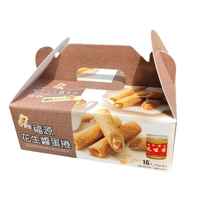 台湾福源张子萱同款花生酱蛋卷