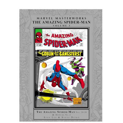 【预售】【Marvel】漫威大师作品超凡蜘蛛侠卷3英文漫画精装进口原版书Marvel Masterworks: The Amazing Spider-Man Vol. 3 Lee