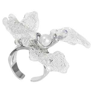 ATRIAL SENSING银色蝴蝶花戒指小众原创手饰指环轻奢高级个性8