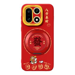 一加15手机壳带支架2026新款oppo一加13马年1+12全包镜头13适用11/10pro磁吸外壳9r/8t红色保护套9rt/turbo6v