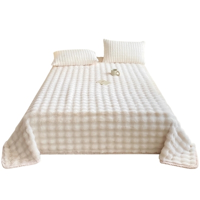 【爆卖100W+】】兔兔绒床单单件