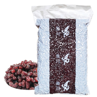 鲁川糖纳豆3kg包邮 糖蜜糖纳红豆沙冰沙奶茶红豆双皮奶专用糖纳豆