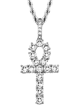 ankhcross安可十字架闪钻吊坠