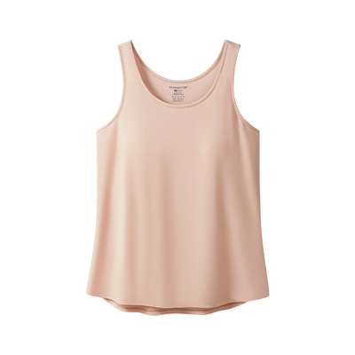 三枪莫代尔女背心带BRA抗菌防螨