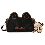 复古磨砂小众包包女2025新款秋冬季撞色百搭斜挎包时尚超火单肩包