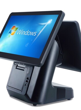 LICON厂家直供双屏触摸收银机超市便利店餐饮奶茶百货商超零售