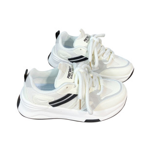 人本软底情侣款运动鞋女冬季加绒原创百搭轻便透气小白鞋男女同款