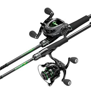 创威精灵泛用路亚竿杆远投鲈鱼鳜鱼直柄枪柄钓鱼竿fuji导环M抛竿