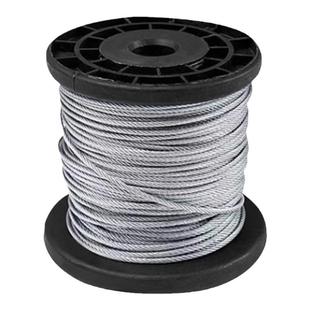 包塑304不锈钢钢丝绳软丝绳软细挂画包胶钢丝线吊绳拉线绳晒衣服