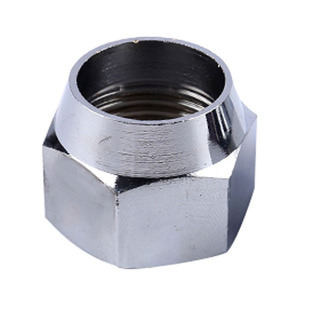 天然气燃气不锈钢波纹管螺帽煤气螺口接头燃气管专用螺母4分6分