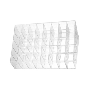 多功能九宫格收纳盒透明口红收纳架整理盒桌面口红架化妆品收纳盒