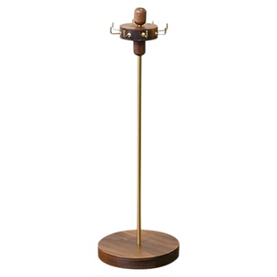 胡桃木首饰展示架可旋转实木饰品手串手链项链梳妆台收纳珠宝挂架