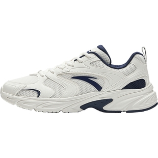 安踏OG800复古休闲鞋男鞋2025冬季新款透气潮流老爹鞋黑色运动鞋