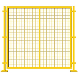 车间仓库隔离网工厂设备防护铁丝围栏隔断移动钢丝网护栏户外栅栏