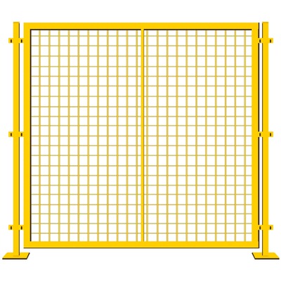 车间仓库隔离网工厂设备防护铁丝围栏隔断移动钢丝网护栏户外栅栏