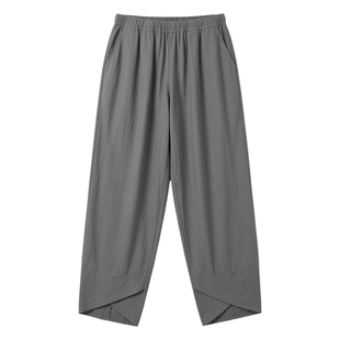 Linen Wide Leg Pants Loose Pantalon Summer Plus Size Pant