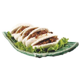 希波早餐肉夹馍1200g12个白吉馍香辣牛肉馅营养主食半成品商用