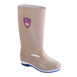 时尚加厚高筒水鞋女外穿防滑厚底保暖工作雨鞋轻便休闲舒适胶鞋夏