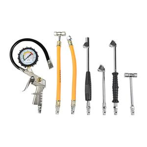 汽车轮胎打气嘴软管双头充气嘴咀摩托车自行车单车货车手摇加气杆