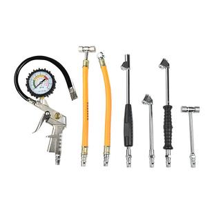 汽车轮胎打气嘴软管双头充气嘴咀摩托车自行车单车货车手摇加气杆