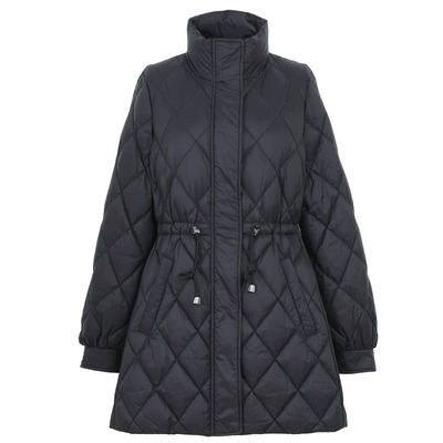 新国标90白鸭绒羽绒服女立领外套