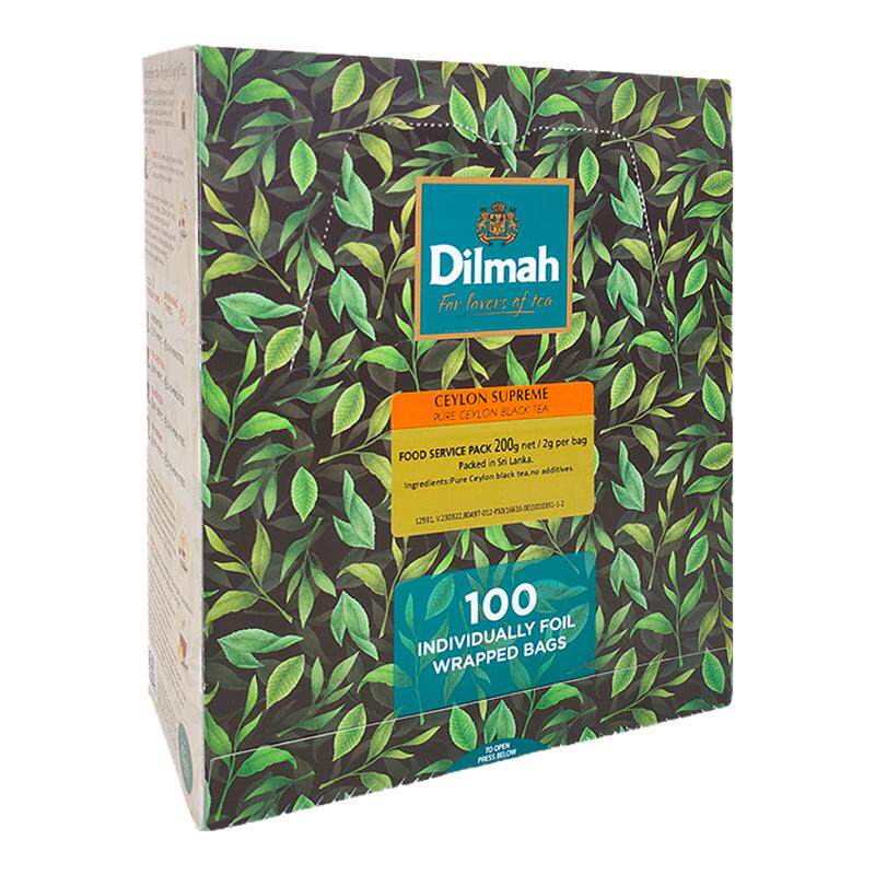斯里兰卡进口茶包Dilmah迪尔玛伯爵红茶调味茶锡兰红茶袋泡茶烘焙