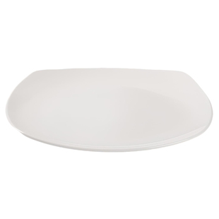 依山石坊一级骨瓷方平盘吐骨碟餐盘凉菜盘酒店摆台釉下彩陶瓷餐具