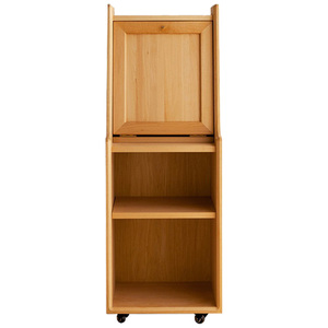 及木 北欧简约 中古 樱桃木黑胡桃 收纳床头柜 实木小秘书柜DG042