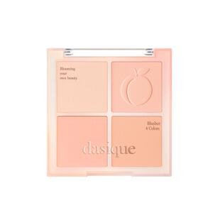 【自营】DASIQUE/代曦可四色腮红盘哑光自然蜜桃冰淇淋一体盘