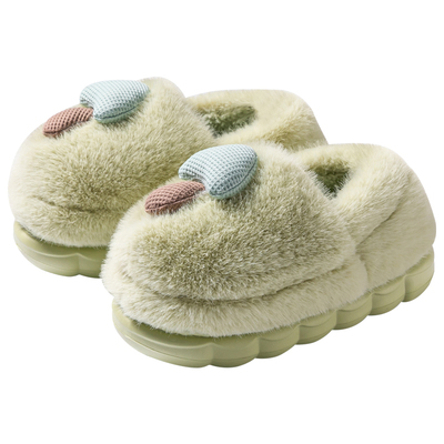 蘑菇棉拖鞋女士冬季2025新款包跟