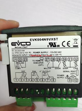 议价意大利美控四输出制冷温控器 EVK004N9VXST  冷藏库用带485通