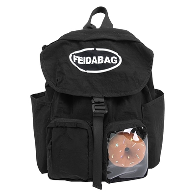 双肩包女潮牌轻便高颜值大容量旅行背包休闲通勤大学生运动书包男