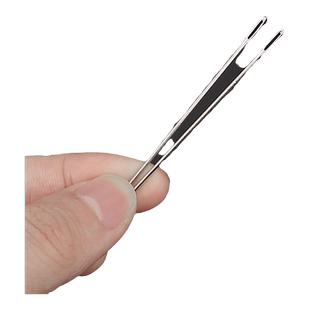 大眼手缝针家用钢针老人专用免穿针缝被子绣花针大孔不用穿线的针