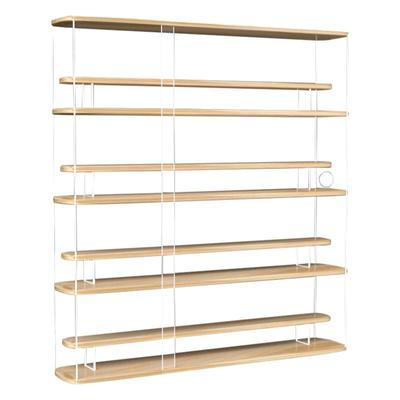 盲盒手办收纳架带门防尘挂墙台摆